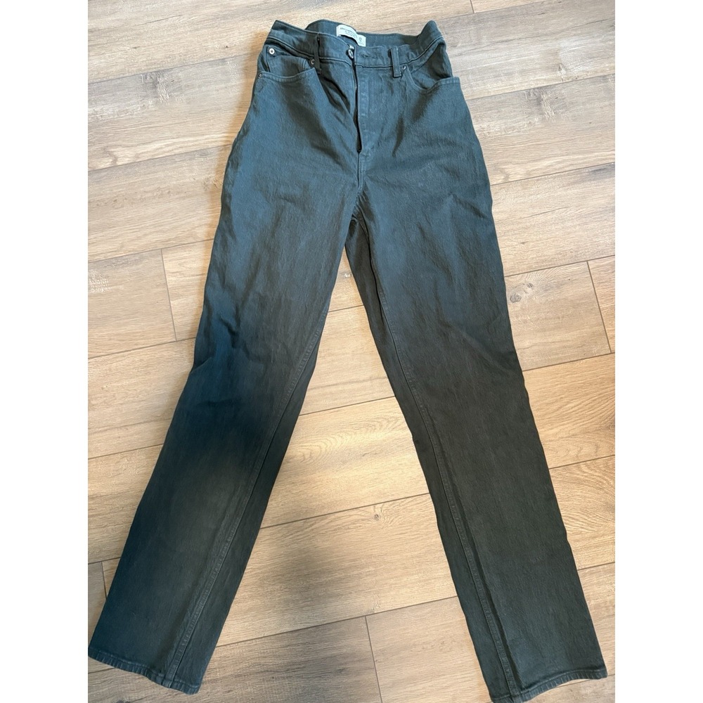 Abercrombie & Fitch 90s High-Rise Jeans Hunter Green